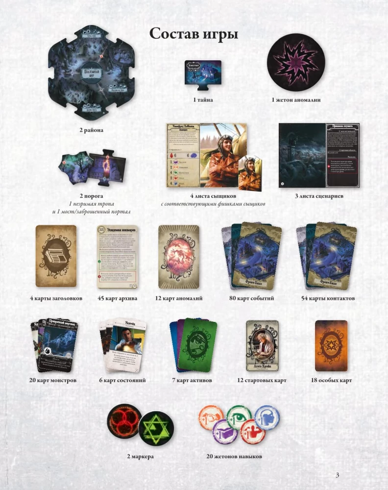 Board Game - Horror of Arkham. Secrets of the Order (expansion)
